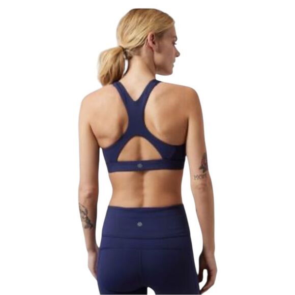 Athleta Plus Size Ultimate Bra Navy Blue Extra Small A-C Cup Sports NWOT - Picture 2 of 8